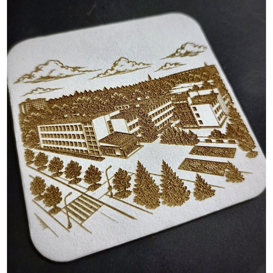 Untersetzer aus Karton mit Gravur, 4er-Set 3