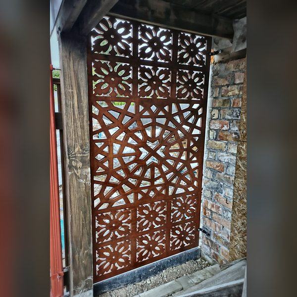 Decorative openwork panel