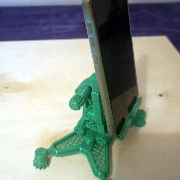 Phone stand — side view